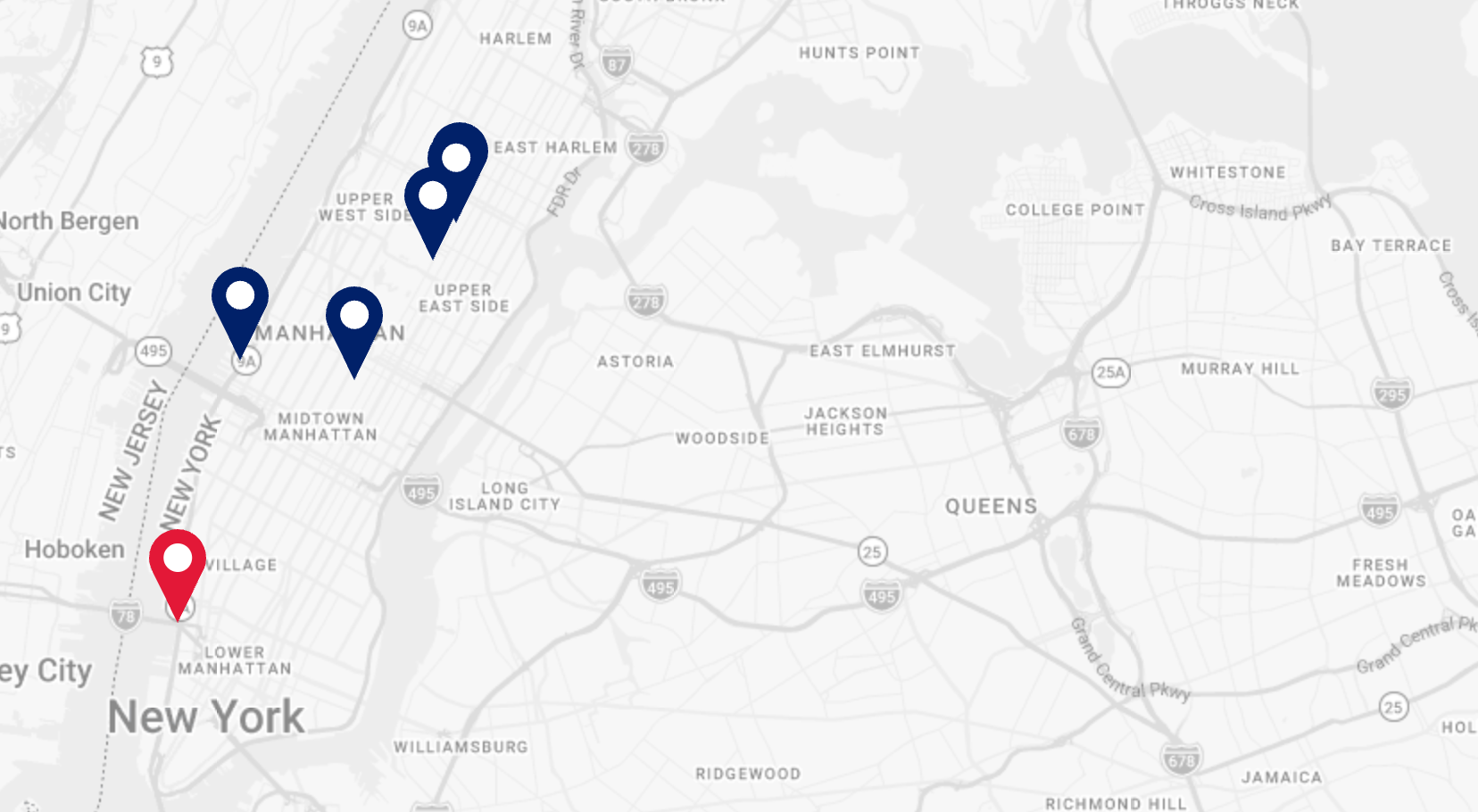 Eligible Museums on Us® locations in Manhattan, New York